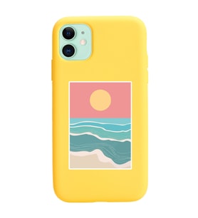Sarı Lansman Telefon Kılıfı Iphone 11