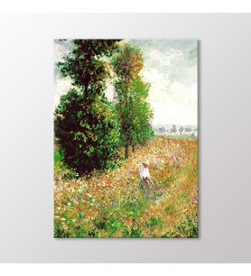 Arty Tablo Giverny Önünde Peyzaj Tablo (Karışık)
