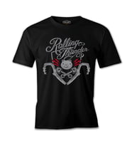 Rolling Thunder Siyah Erkek Tshirt