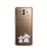 Filler Tasarımlı Süper Şeffaf Silikon Telefon Kılıfı Huawei Mate 10 Pro