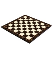 (Sadece Tahta İsteyene) Küçük Boy Ceviz Desenli MDF Ahşap Satranç Tahtası (30x30 cm.) (Çok Renkli)