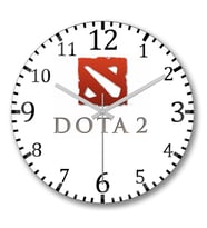 Dota   Duvar Saati Bombeli Gercek Cam