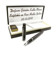 Mat Siyah Dolma Kalem ve Özel Kutu