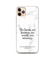 Iphone 11 Pro Beyaz Mermer Söz Tasarımlı Telefon Kılıfı