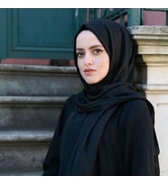 Siyah Pamuklu Şal