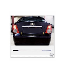 Chevrolet Aveo Sedan Krom Bagaj Alt Çıtası 2011 Üzeri P.Çelik