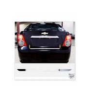 Chevrolet Aveo Sedan Krom Bagaj Alt Çıtası 2011 Üzeri P.Çelik