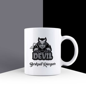 Kişiye Özel Devil Kupa Bardak 85702