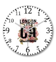 London Soho Duvar Saati Bombeli Gercek Cam