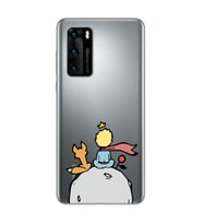 Küçük Prens Tasarım Süper Şeffaf Silikon Telefon Kılıfı Huawei P40