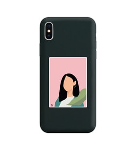 Siyah Lansman Kılıf iPhone X