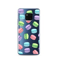 Macaron Tasarımlı Süper Şeffaf Silikon Telefon Kılıfı Huawei Mate 20 Pro