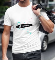 BK Gift Kişiye Özel TikTok Erkek Tişört - 5