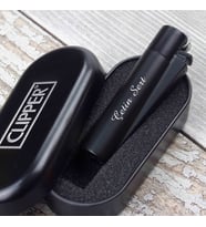 İsme Özel Clipper Marka Metal Çakmak Siyah