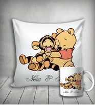 Kişiye Özel Winnie & Tigger Yastık & Kupa