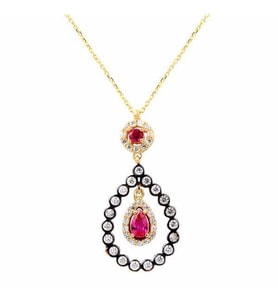 Damla Kolye 2,97 Gram 14 Ayar Altın (Sarı)