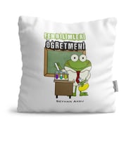 BK Gift Kişiye Özel Fen Bilimleri Öğretmeni  Yastık  2
