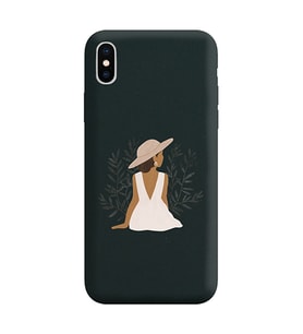 Siyah Lansman Telefon Kılıfı Iphone XS