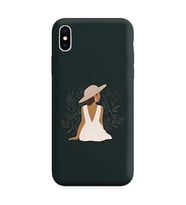 Siyah Lansman Telefon Kılıfı Iphone XS