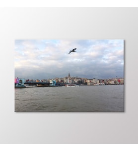 Arty Tablo Galata Kulesi Tablo (Karışık)