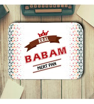Kral Babam Yazılı İsimli Mouse Pad (STD)