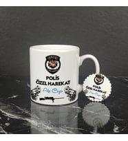 Polis Özel Harekat Kupa Bardak ve Anahtarlık Set 001
