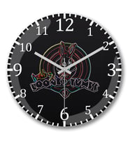 Baby Looney Tunes Neon Duvar Saati Bombeli Gercek Cam