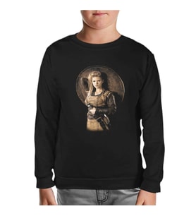 Vikings - Lagertha Siyah Çocuk Sweatshirt