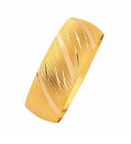 14 Ayar Mega Bilezik 25 Gram Yağmur Model (Altın)