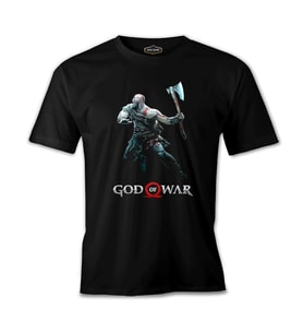 God of War - The Force Siyah Erkek Tshirt