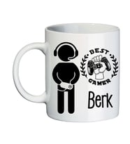 Best Gamer Oyuncuya Hediye İsimli Kupa Bardak