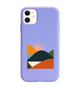 Lila Lansman Telefon Kılıfı Iphone 11