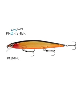 PROFISHER 3 Kanca Sahte Yem Yavaş Çökme 13 gr 11 cm Sunset