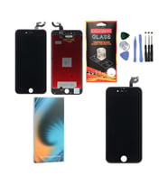 Oem Apple iPhone 6S Lcd Ekran - Dokunmatik Panel Tamir Seti Kırılmaz Cam Hediyeli (Siyah)