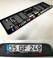 Kişiye Özel İsimli Pleksi Plakalık