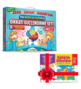 Adeda Dikkati Güçlendirme Seti DGS 4 Yaş - Hikaye Kitabı Hediye 