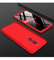 Xiaomi Redmi 8 Kılıf Zore Ays Full Koruma Kılıf (Kırmızı)