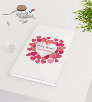 BK Gift Kişiye Özel Sevgililer Günü Beyaz Defter-111