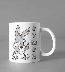 Buggs Bunny Kupası Kişiye Özel
