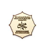 10 Adet Hz. Muhammed (s.a.v) Lafızlı Ahşap Magnet Mevlidi Nebi Hediyesi (Çok Renkli)