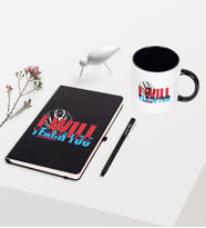 BK Gift Kişiye Özel İngilizce Öğretmeni Temalı Siyah Defter Kalem Kupa Seti - 2