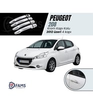Peugeot 208 Krom Kapı Kolu 4 kapı 2012 Üzeri P. Çelik