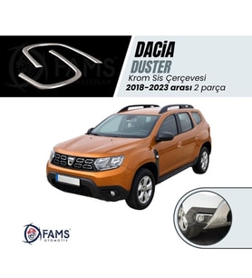 Dacıa Duster Krom Sis Çerçevesi 2 prç. 2018-2023 P.Çelik