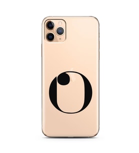 Iphone 11 Pro Harf Tasarımlı Telefon Kılıfı O-Harfi 