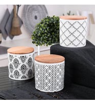 Keramika Ares Saklama Kabı 12 cm 3 Adet