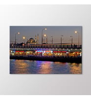 Arty Tablo Galata Köprüsü Tablo (Karışık)