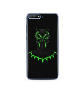 Black Panter Tasarım Süper Şeffaf Silikon Telefon Kılıfı Huawei Y6 2018