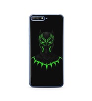 Black Panter Tasarım Süper Şeffaf Silikon Telefon Kılıfı Huawei Y6 2018