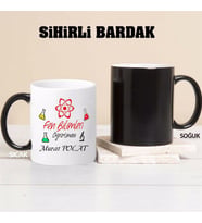 Fen Bilimleri Öğretmeni Kupa Bardağı Sihirli (Beyaz)