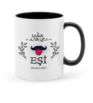 BK Gift Kişiye Özel Yılın En İyi Eşi Siyah Kupa Bardak